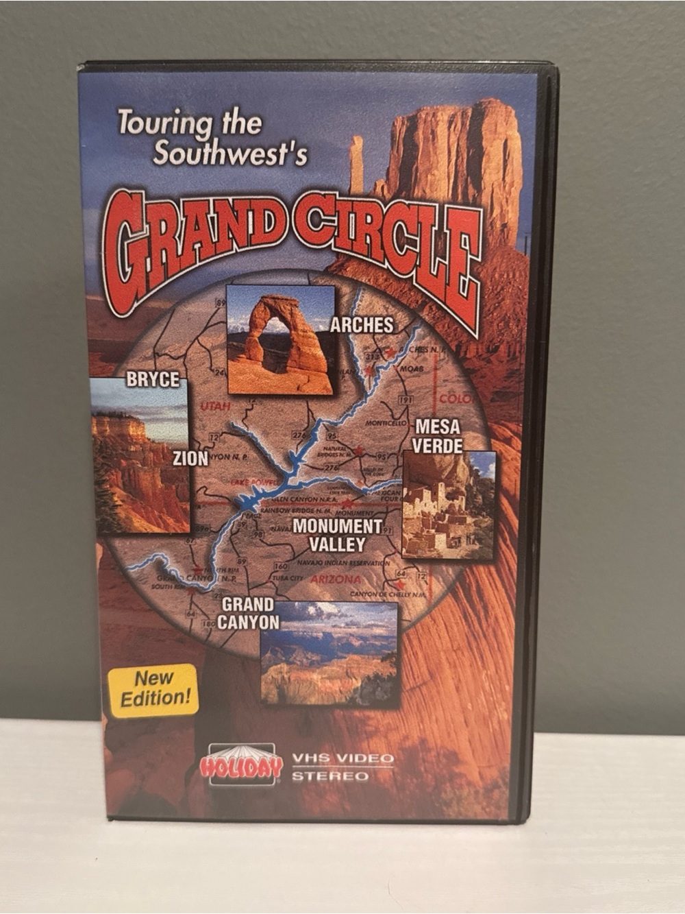 Grand Circle Touring the Southwest VHS - Red & Brown Cover